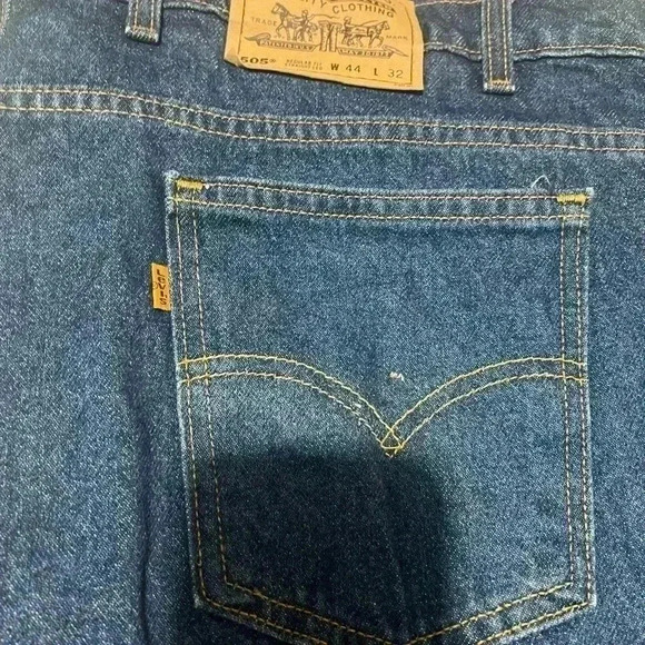 Vintage Men’s Orange Tab Levi’s 505 Size  44x32 - Picture 2 of 5